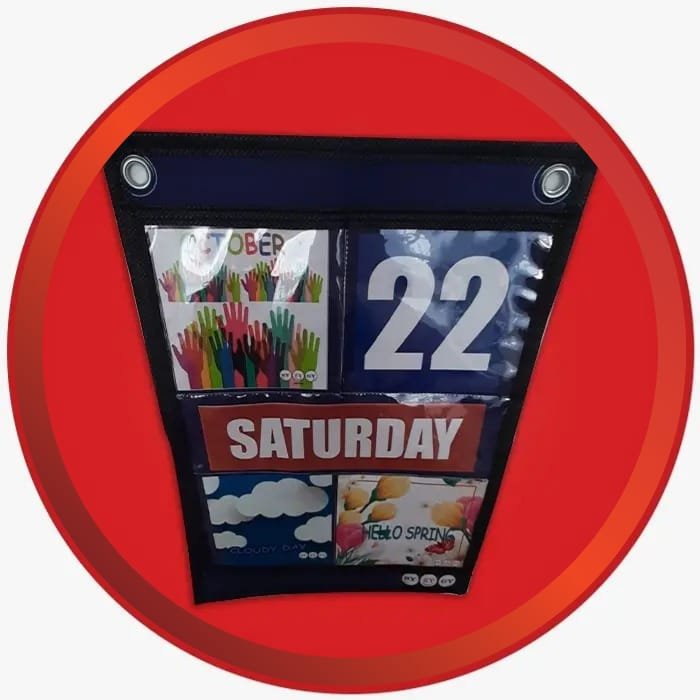 CALENDAR & WEATHER POCKET CHART - Imagen 2